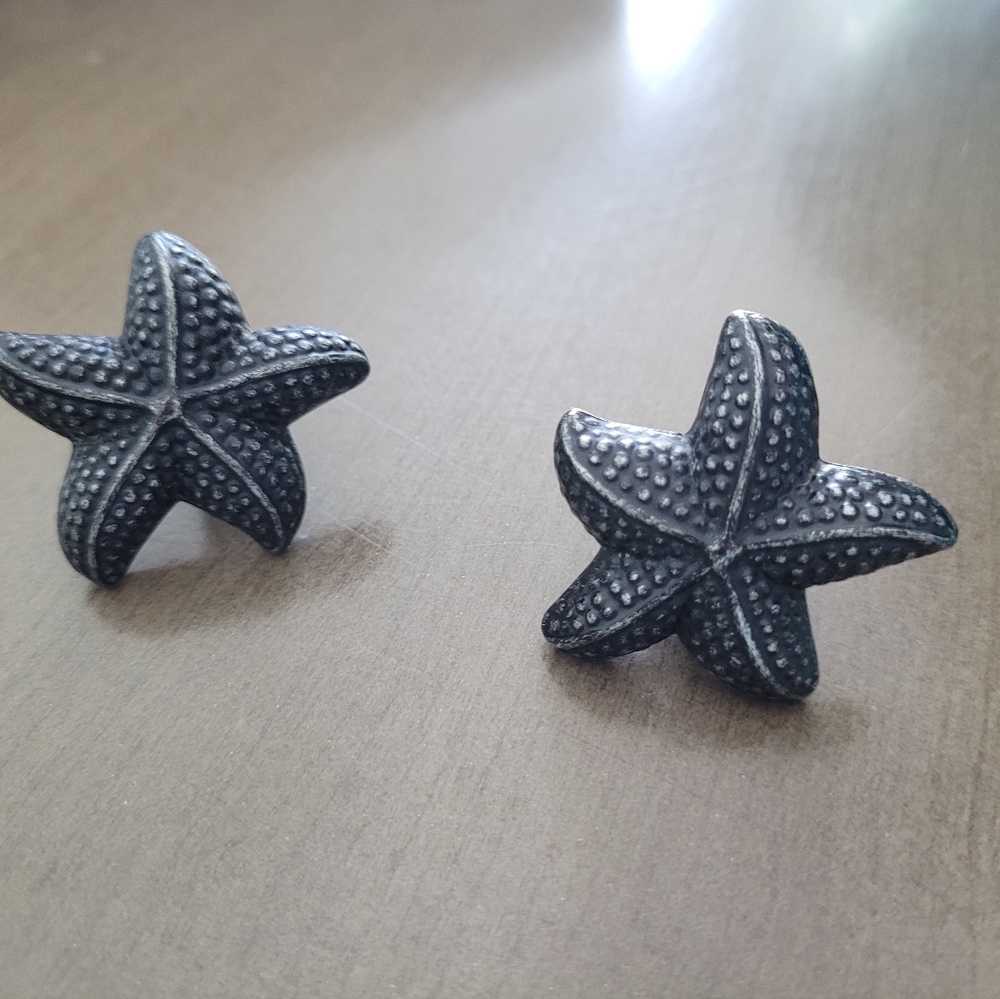 35 Hickory Hardware south seas starfish cabinet draw handle pulls bronze